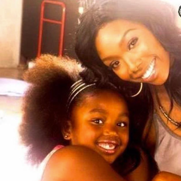 Here Are Cute Twinning Photos Of Brandy And Her Daughter Sy'rai